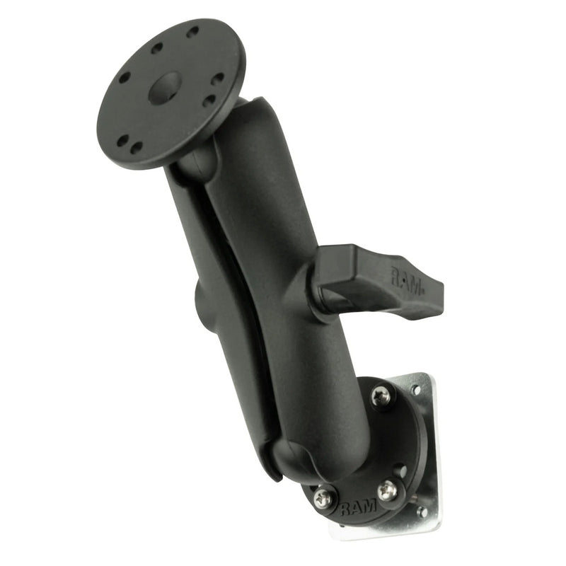 RAM Mount Drill-Down Dashboard Mount w/Backing Plate - C Size Medium [RAM-101-225B2U] - Essenbay Marine