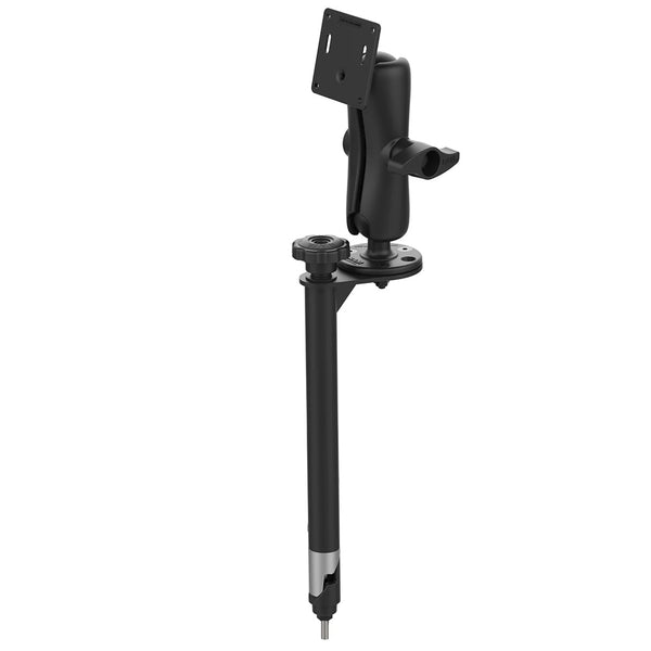 RAM Mount 12" Upper Flange Pole w/D Size 75x75mm VESA Mount [RAM-VP-TTMF12-D-101-2461U] - Essenbay Marine