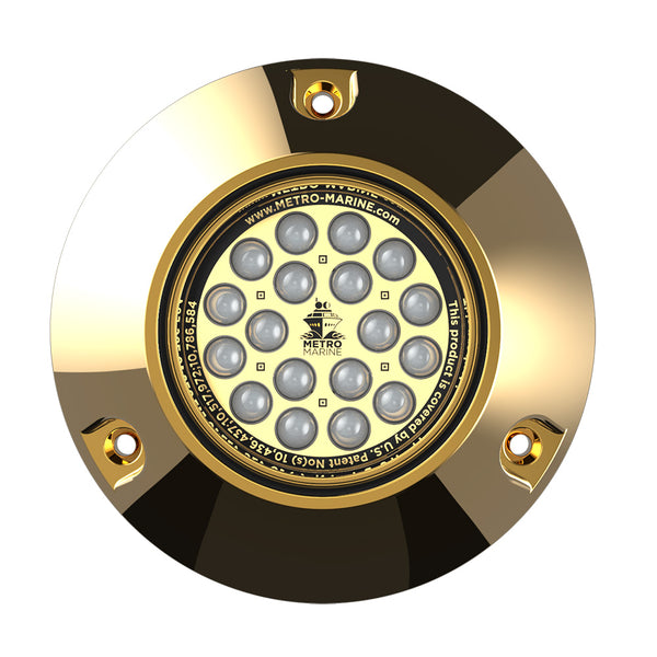 Metro Marine High-Output Submersible Underwater Light w/Intelligent Monochromatic LEDs - Aqua, 45 Beam [F-BMR1-A3-45] - Essenbay Marine