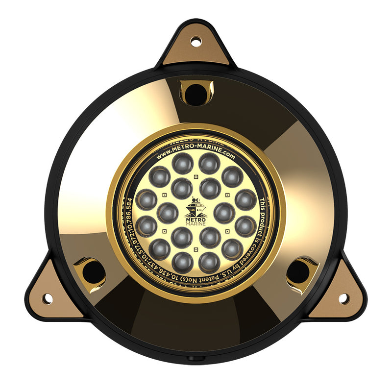 Metro Marine High-Output Surface Mount Underwater Light w/Intelligent Monochromatic LEDs - Aqua, 45 Beam [F-SMR1-A3-45] - Essenbay Marine