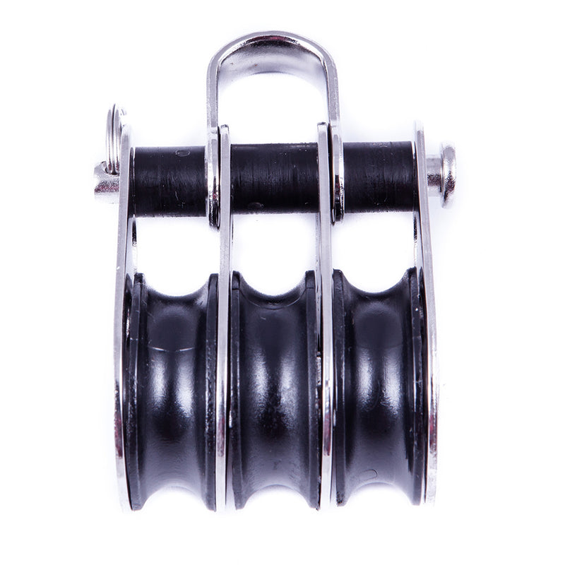 SeaSure 25mm Treble Block w/Shackle [00.31CRD] - Essenbay Marine