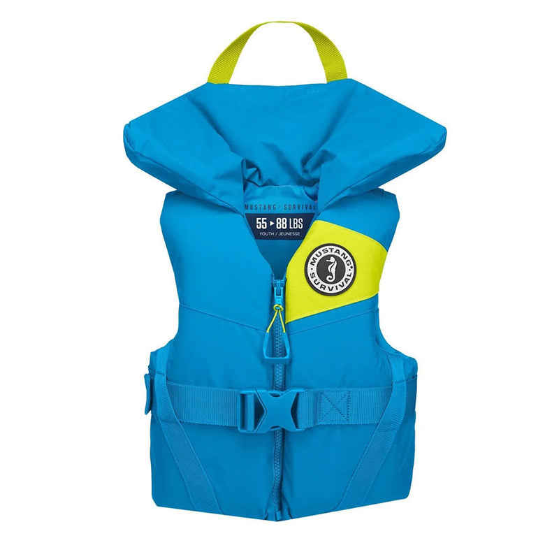 Mustang Lil Legends Youth Foam Vest - Azure (Blue) [MV356002-268-0-216] - Essenbay Marine