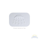 Scandvik Marine Recessed Transom Shower Black with 13' Nylon Hose - Essenbay Marine