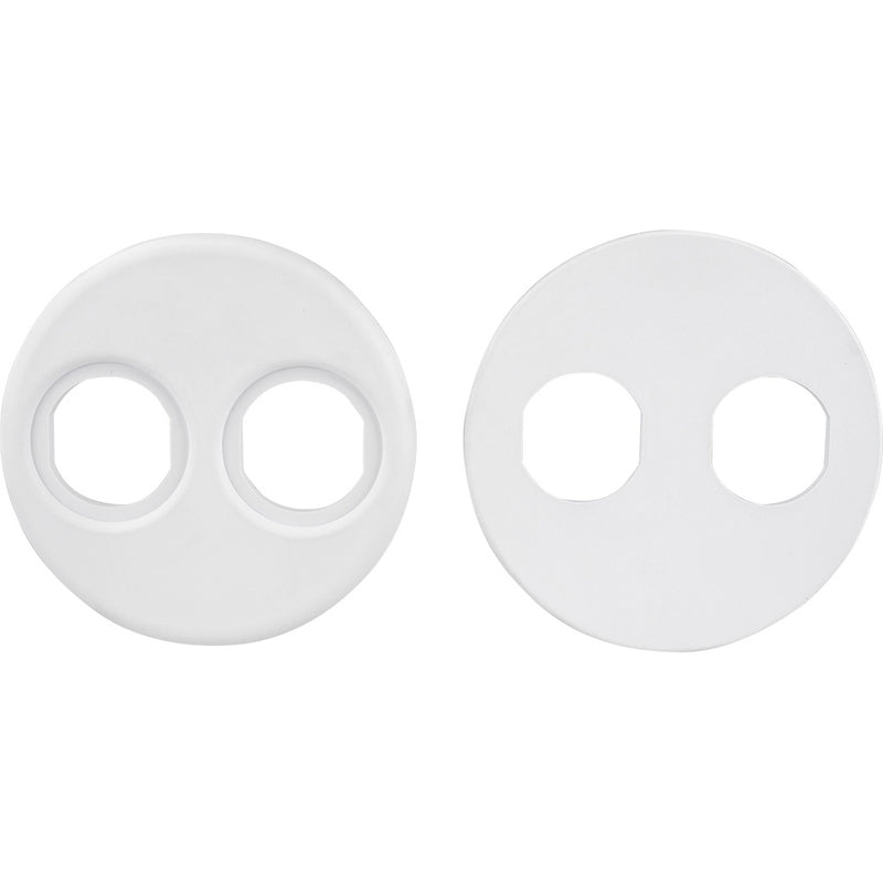 Sea-Dog 4" Gauge Power Socket Adapter Mounting Plate - White [426104-1] - Essenbay Marine