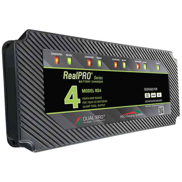 Dual Pro RealPRO Series Battery Charger - 24A - 4-Bank [RS4] - Essenbay Marine