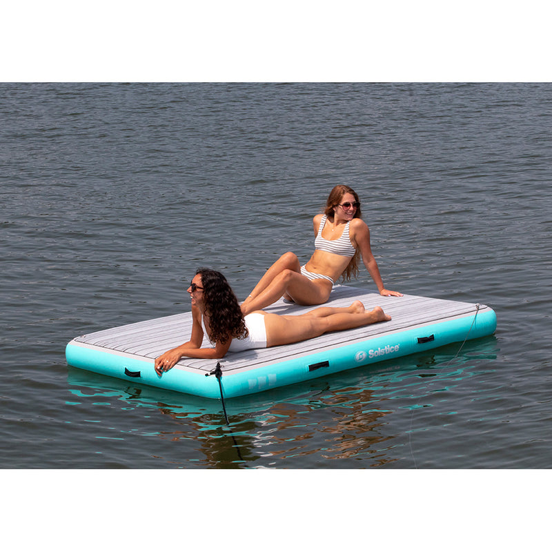Solstice Watersports 8 x 5 Luxe Dock w/Traction Pad  Ladder [38805] - Essenbay Marine