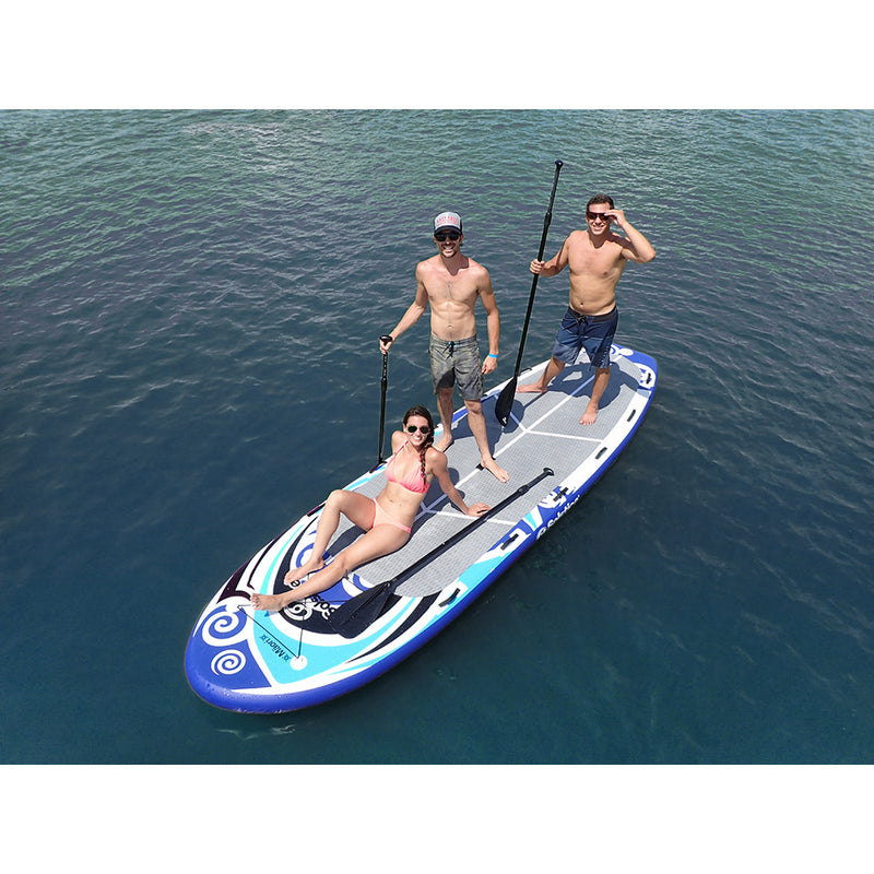 Solstice Watersports 16 Maori Giant Inflatable Stand-Up Paddleboard w/Leash  4 Paddles [35180] - Essenbay Marine