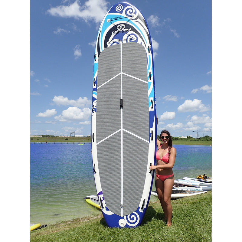 Solstice Watersports 16 Maori Giant Inflatable Stand-Up Paddleboard w/Leash  4 Paddles [35180] - Essenbay Marine