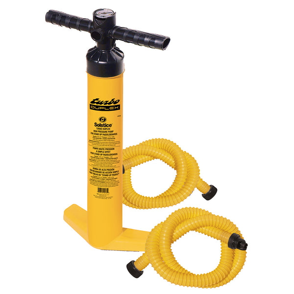 Solstice Watersports Turbo Duplex High Pressure Pump w/Gauge  2 Hoses [19135] - Essenbay Marine