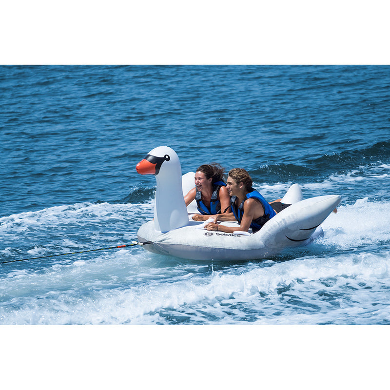 Solstice Watersports 1-2 Rider Lay-On Swan Towable [22301] - Essenbay Marine