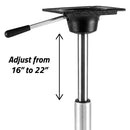 Wise King Pin Power Rise Pedestal - Adjusts 16" to 22-3/8" [8WD2003] - Essenbay Marine