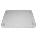 Wise White Rectangular Table - 4 Drink Holders w/Pedestal [8WD944] - Essenbay Marine