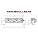 RIGID Industries Radiance + 10" Light Bar - RGBW [210053] - Essenbay Marine