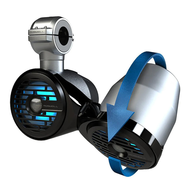 Roswell R1 6.5" x 6.5" Vamp Spin Tower Speakers - Black - 160W RMS  320W Peak Power [C920-1821] - Essenbay Marine