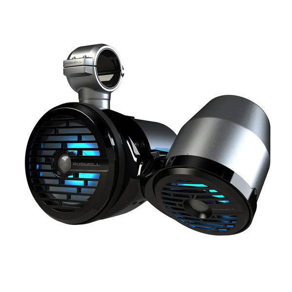 Roswell R1 8" x 6.5" Vamp Spin Tower Speakers - Black - 160W RMS  320W Peak Power [C920-1823] - Essenbay Marine