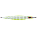 Williamson Kensaki 220 Jig - 6.75" - 7.75oz - UV Chartreuse Glow Zebra [KSJ220UVCGZ] - Essenbay Marine
