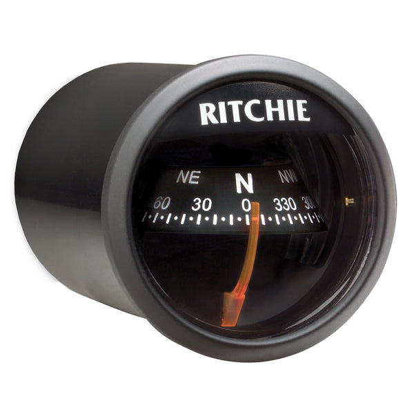 Ritchie X-23BB RitchieSport Compass - Dash Mount - Black/Black [X-23BB] - Essenbay Marine