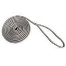 New England Rope 5/8" x 25 Nylon Double Braid Dock Line - Grey [5058-20-00025] - Essenbay Marine