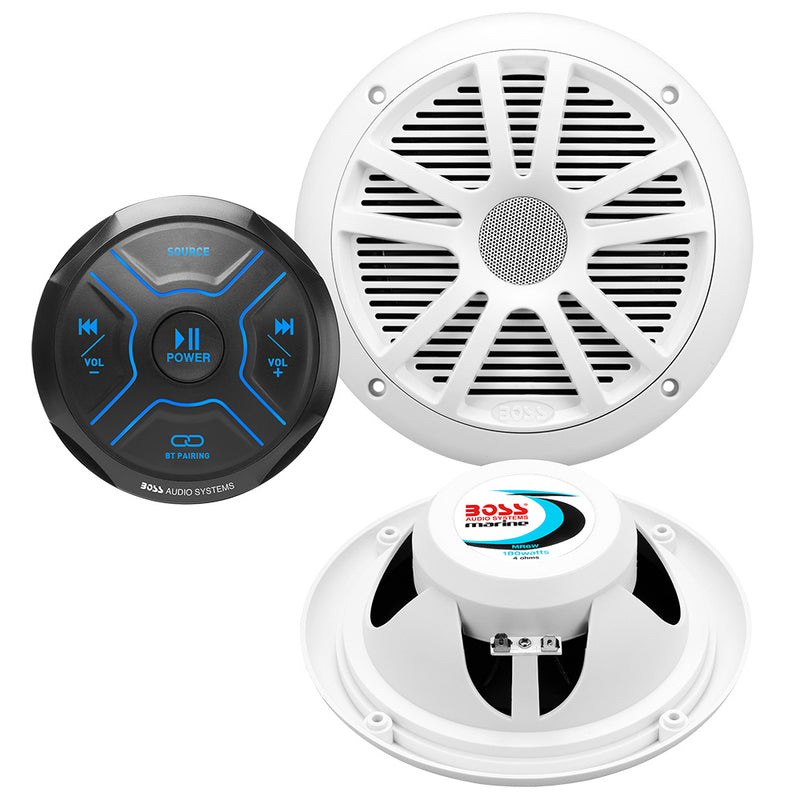 Boss Audio MG150W.6 Kit w/MGR150B  2 MR6W Speakers [MG150W.6] - Essenbay Marine