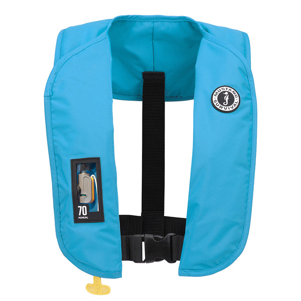 Mustang MIT 70 Manual Inflatable PFD - Azure (Blue) [MD4041-268-0-202] - Essenbay Marine