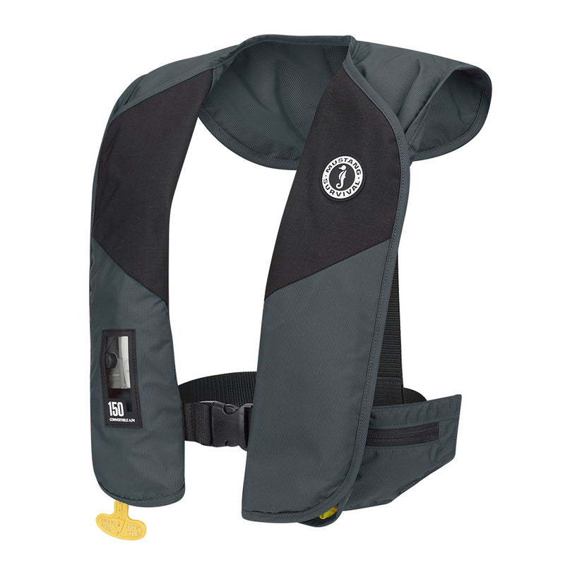 Mustang MIT 150 Convertible Inflatable PFD - Admiral Grey [MD2020-191-0-202] - Essenbay Marine