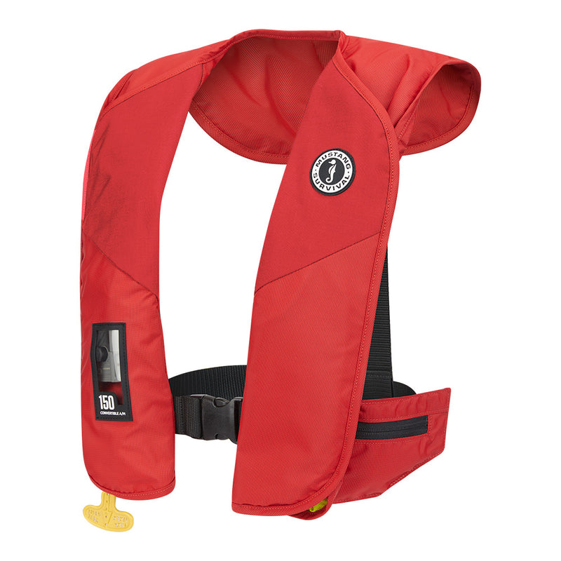 Mustang MIT 150 Convertible Inflatable PFD - Red [MD2020-4-0-202] - Essenbay Marine