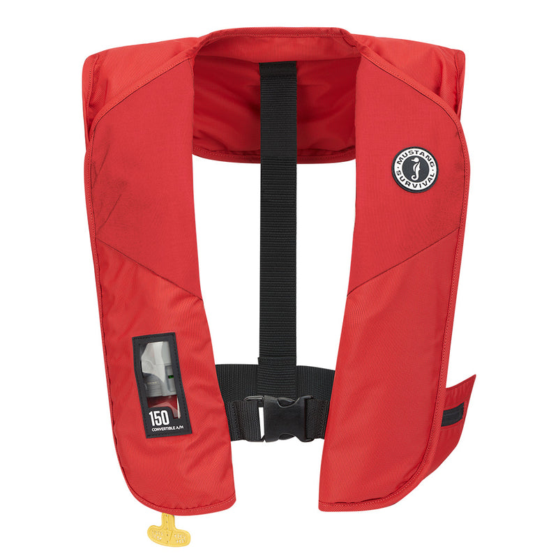 Mustang MIT 150 Convertible Inflatable PFD - Red [MD2020-4-0-202] - Essenbay Marine