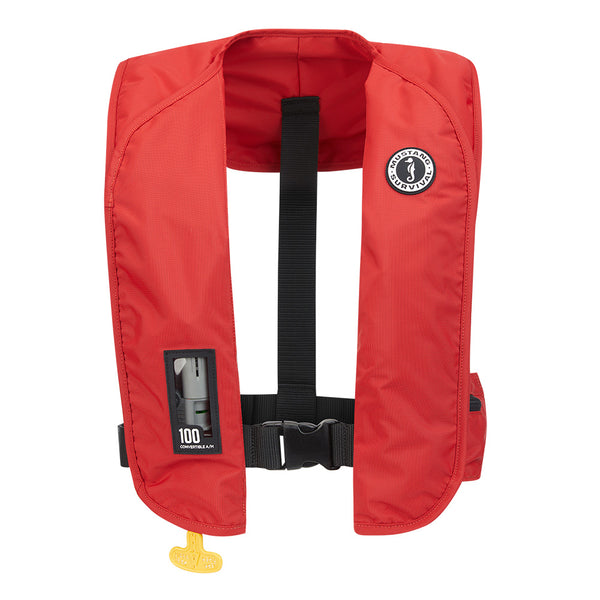 Mustang MIT 100 Convertible Inflatable PFD - Red [MD2030-4-0-202] - Essenbay Marine