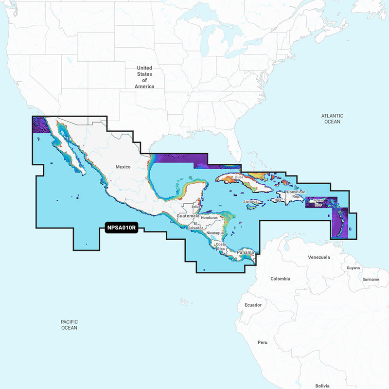 Navionics Platinum+ NPSA010R - Central America  Caribbean [010-C1459-40] - Essenbay Marine