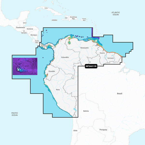 Navionics Platinum+ NPSA011R - South America North [010-C1460-40] - Essenbay Marine