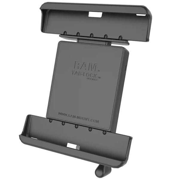 RAM Mount RAM Tab-Lock Tablet Holder f/10" Tablets w/Case + More [RAM-HOL-TABL25U] - Essenbay Marine