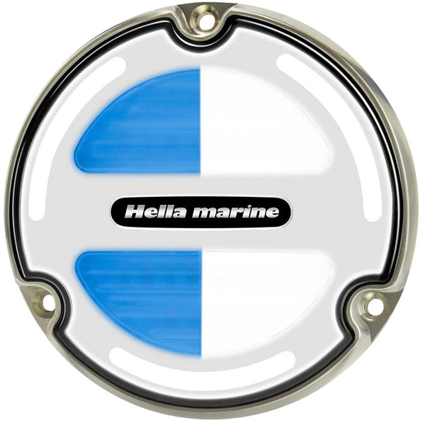 Hella Marine Apelo A3 White/Blue Underwater Light - Bronze - White Lens [016830001] - Essenbay Marine