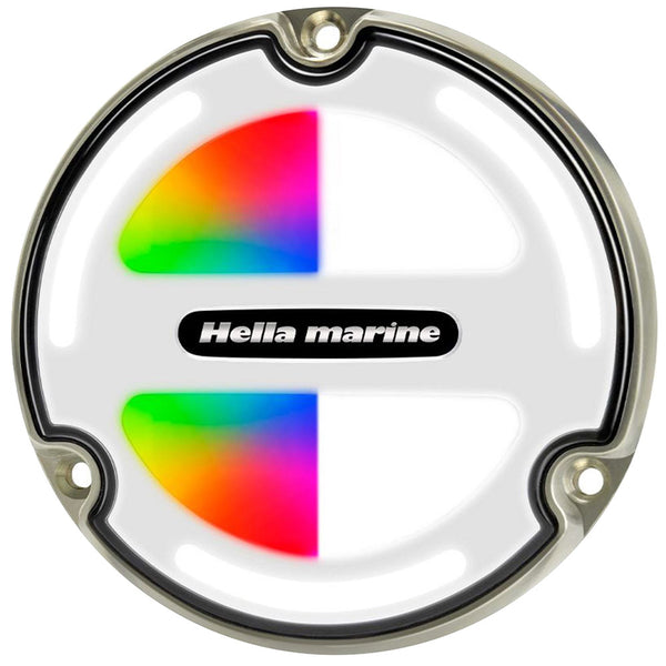 Hella Marine Apelo A3 RGBW Underwater Light - Bronze - White Lens [016831001] - Essenbay Marine