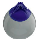 Polyform A-Series Buoy - 11" x 15" Diameter - A-1 - Grey [A-1 GREY] - Essenbay Marine