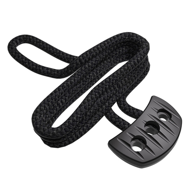Snubber PULL w/Rope - Black [S51390] - Essenbay Marine