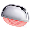 Hella Marine Easy Fit Step Lamp - Red w/Chrome Cap [958126201] - Essenbay Marine