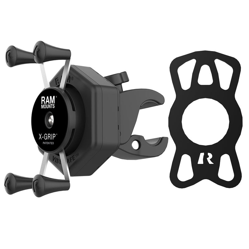 RAM Mount RAM X-Grip Phone Mount w/Vibe-Safe  Small Tough-Claw [RAM-HOL-UN7-462-400] - Essenbay Marine