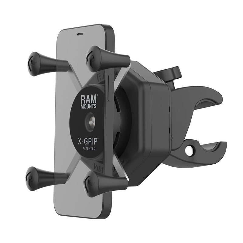 RAM Mount RAM X-Grip Phone Mount w/Vibe-Safe  Small Tough-Claw [RAM-HOL-UN7-462-400] - Essenbay Marine