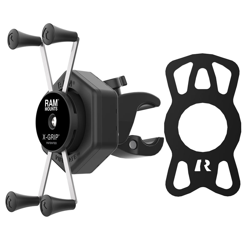 RAM Mount RAM X-Grip Large Phone Mount w/Vibe-Safe  Small Tough-Claw [RAM-HOL-UN10-462-400] - Essenbay Marine