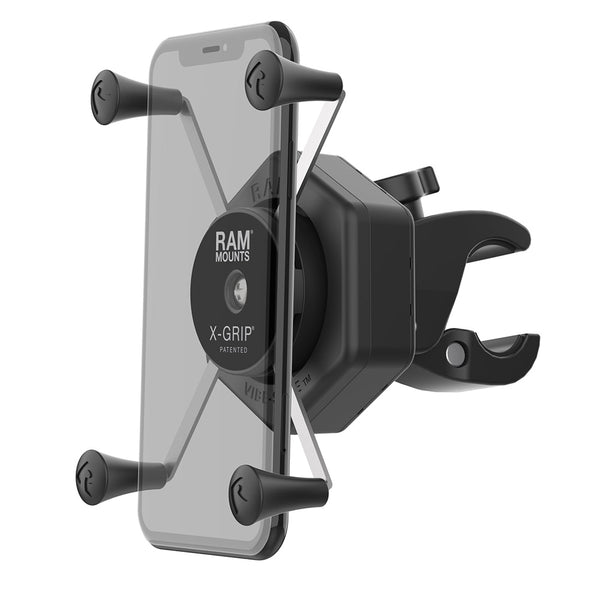 RAM Mount RAM X-Grip Large Phone Mount w/Vibe-Safe  Small Tough-Claw [RAM-HOL-UN10-462-400] - Essenbay Marine