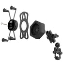RAM Mount RAM X-Grip Large Phone Mount w/Vibe-Safe  U-Bolt Base - Short [RAM-B-149Z-A-UN10-462] - Essenbay Marine