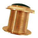 SI-TEX Bronze Low-Profile Thru-Hull Medium-Frequency CHIRP Transducer - 1kW, 18 Tilt, 85-135kHz [BT87M1KW-18] - Essenbay Marine
