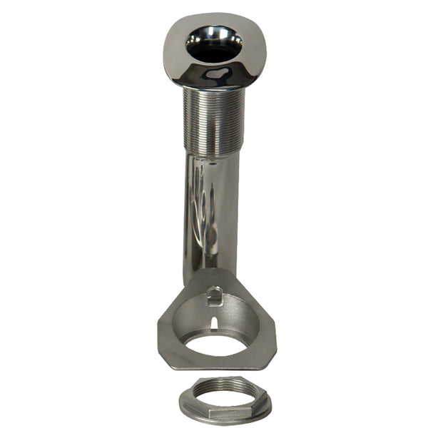 C.E. Smith 80 Series Screwless Flush Mount Rod Holder - 15 Degree - Stainless Steel - Swivel Bottom - Black Liner [53687S] - Essenbay Marine