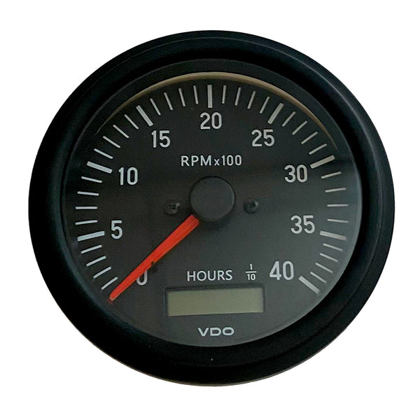 VDO Cockpit International Gen II 4K RPM Tachometer w/Hourmeter [333-93500] - Essenbay Marine