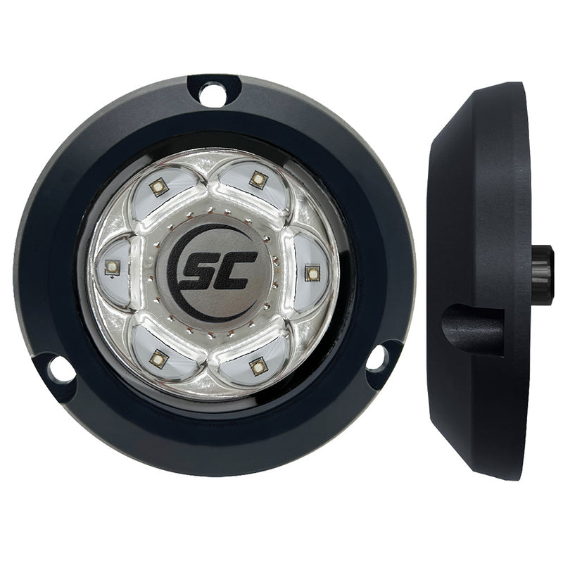 Shadow-Caster SC2 Series Polymer Composite Surface Mount Underwater Light - Great White [SC2-GW-CSM] - Essenbay Marine