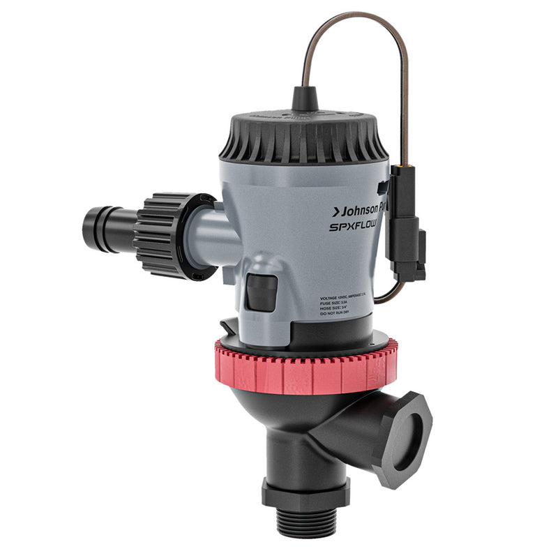 Johnson Pump Aqua O2 Twin Port 800 GPH Aerator Pump - Flex Mount - 12V [10-13650-01] - Essenbay Marine