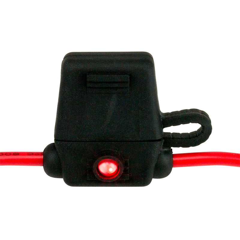 Sea-Dog ATO/ATC Style Inline LED Fuse Holder - Up to 30A [445197-1] - Essenbay Marine