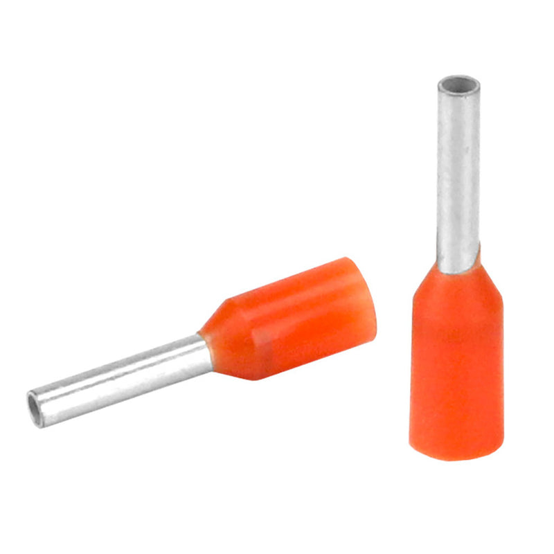 Pacer Orange 20-22 AWG Wire Ferrule - 6mm Length - 25 Pack [TFRL22-6MM-25] - Essenbay Marine