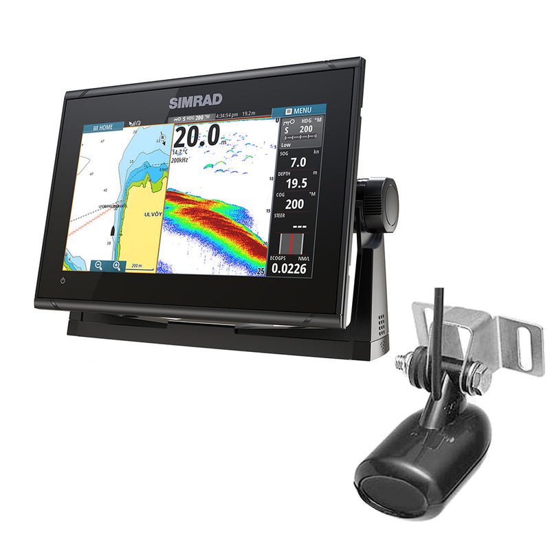 Simrad GO9 XSE Combo w/Transom Mount Transducer 83/200 kHz [000-16293-001] - Essenbay Marine