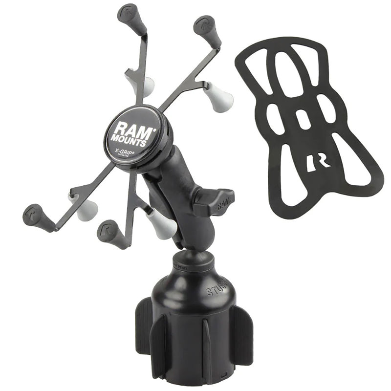 RAM Mount RAM X-Grip w/RAM-A-CAN II Cup Holder Mount f/7"-8" Tablets [RAP-299-2-UN8U] - Essenbay Marine